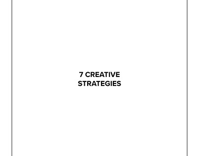 Seven Creative Strategies