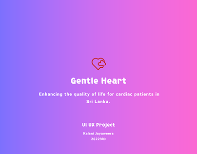 Gentle Heart Mobile Application for Cardiac Patients