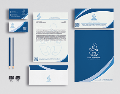 Project thumbnail - Turk Aesthetic | Corporate Branding Stationery