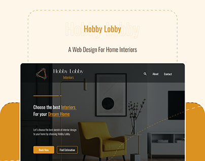 Hobby Lobby - Website for home interiors | UX/UI