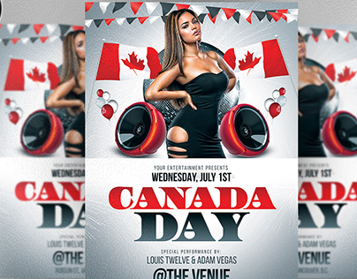 Canada Day Flyer Template