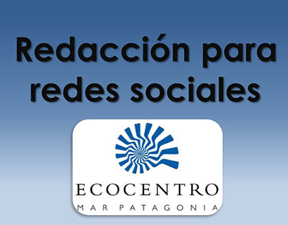 Redes sociales - Fundación Ecocentro