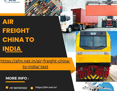 Air Freight China To India
