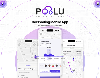 Project thumbnail - Poolu | Carpooling Mobile Application