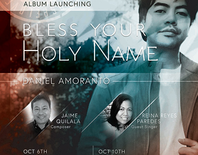Daniel Amoranto - Flyer - Album Launching