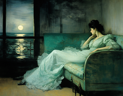 Night Paintings Series inspired by J.A.M. Whistler