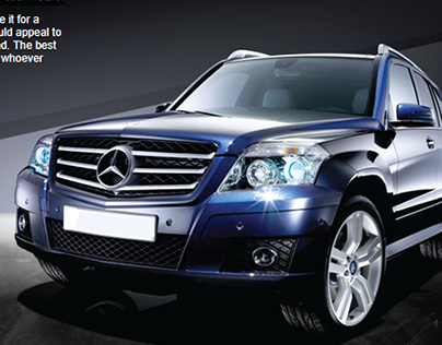 Mercedes Benz GLK Series Website