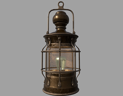 Old Lantern 3D Model