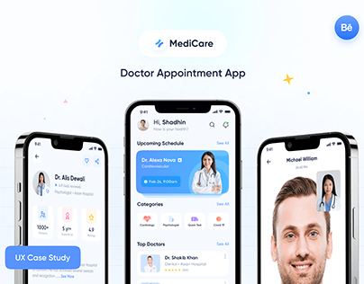 Medicare - Doctor Appointment App | UX Case Study