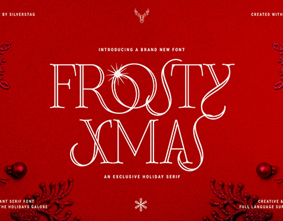 Project thumbnail - Frosty Xmas - A Holiday-Themed Serif