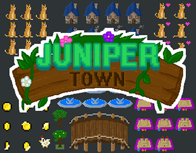 Juniper Town Game Capstone - Art Showcase