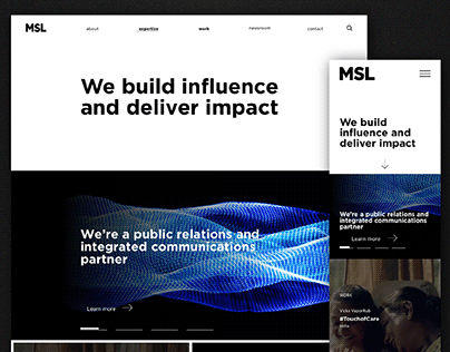 Project thumbnail - MSL Website.