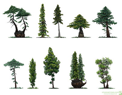 Tree Concept Sketches