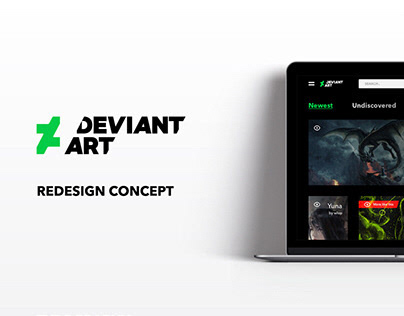 Deviantart Redesign Concept