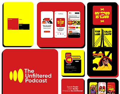 Project thumbnail - unfiltered podcast | Brand Visuals