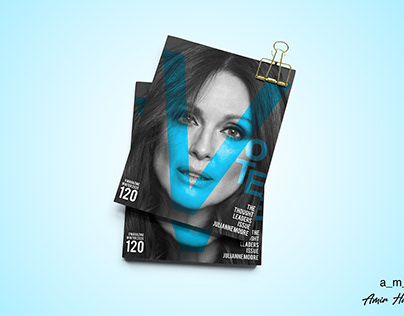 V Magazine Cover Design