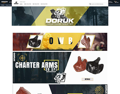Doruk Holster Amazon Store Design