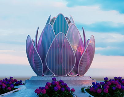 Aesthetic sculptures 01 - Lotus flower - KSA