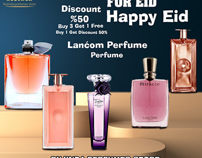 حملة تصميم كامل Rujinda Perfumes Store سوشيال ميديا
