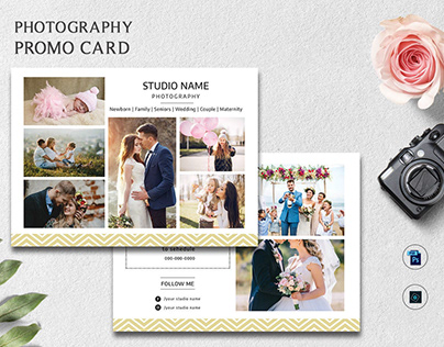 Photography Promo Card Template