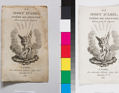 Restoration of books and engravings