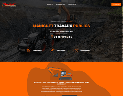 Maniguet Travaux Publics Web Project