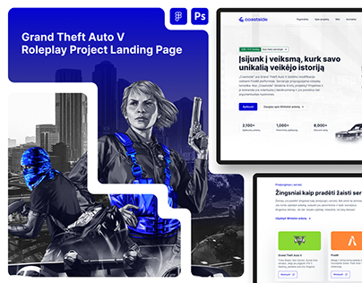 Grand Theft Auto V Roleplay Project Landing Page