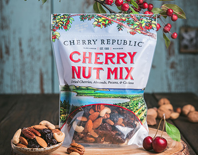 Cherry Nut Mix Packaging Design