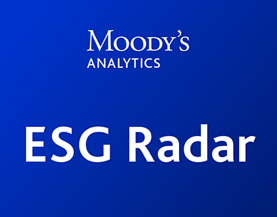 Moody's - ESG Radar