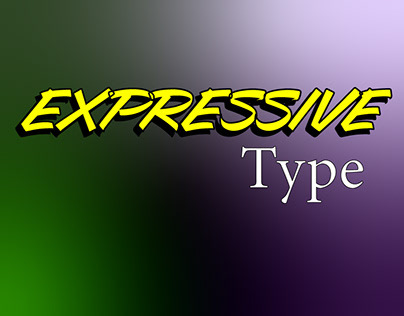Typography Expressive Type