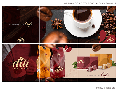 Design de Posts - Mídias Sociais | Dili Café