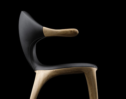 Deer chair 3d modeling
