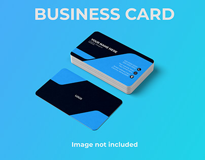 Modern business card template and own design