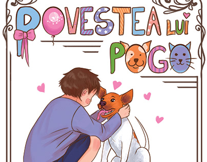 Povestea lui Pogo - children storybook illustrations