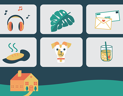 Home Life Icons / Sticker Pack