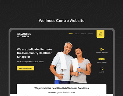 Wellness center website