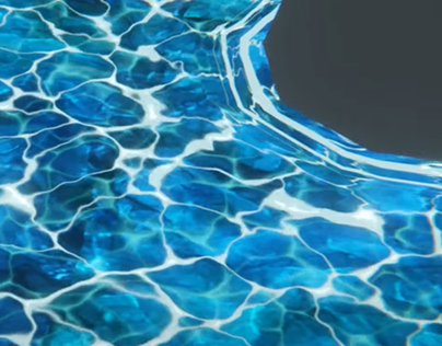 Interactive water with parallax occlusion and caustics