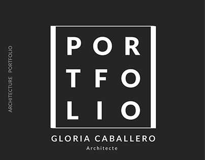 PORTAFOLIO ARQUITECTURA - GLORIA CABALLERO