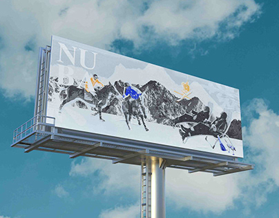 Illustrated advertising campaign: NUBA