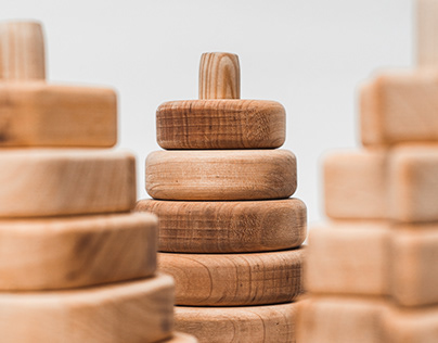 Wooden Stacking Toys | For ChildUniverse