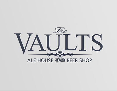 Vaults Micro Pub Branding