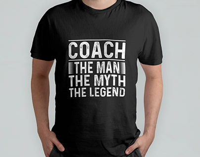 Basketball coach tshirt design