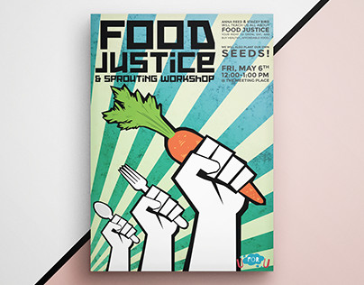 UforU Poster Redesign: Food Justice Workshop
