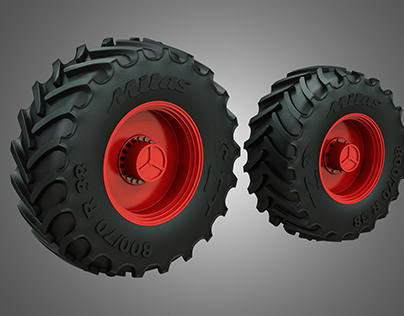 Tractor Tires and Rims - T07