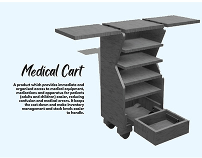 Product Design Portfolio (Medical Cart)