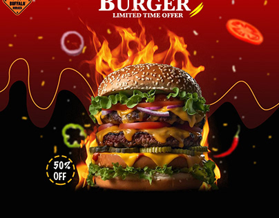 Burger Social media Design