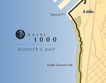 Hotel 1000 Running Map