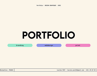 Project thumbnail - Portfolio • Graphic Designer