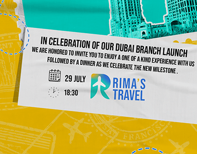 RIMA'S TRAVEL DUBAI INVITATION