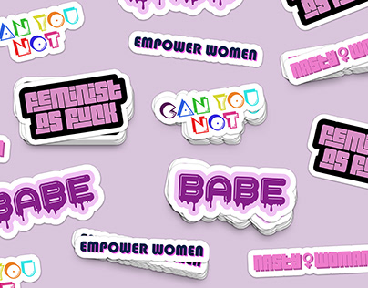 Feminist Stickers & Logos